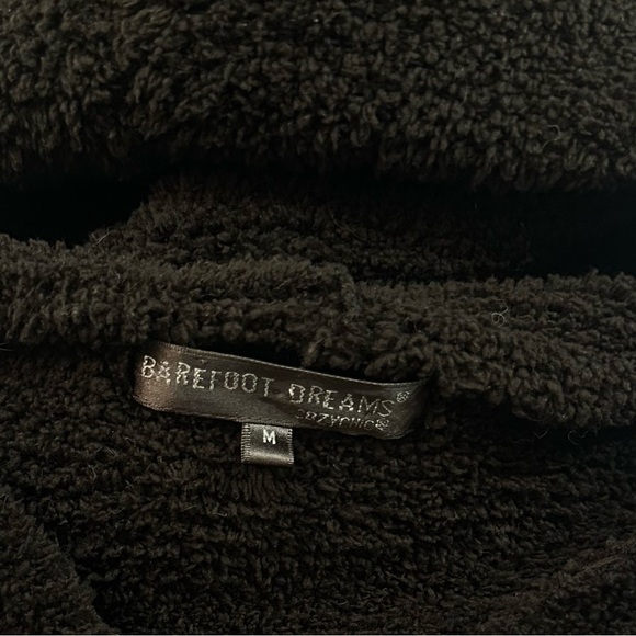 Barefoot Dreams CozyChic Zip Hoodie Espresso Brown - Picture 2 of 2